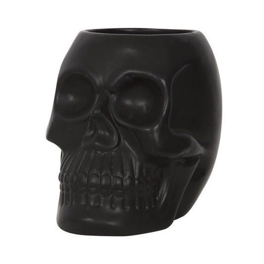 Black Skull Plant Pot - Kate's Clothing