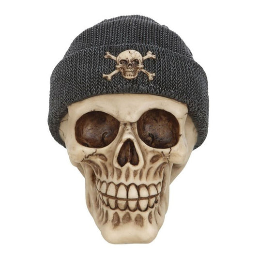 Skull Ornament with Beanie - Kate's Clothing