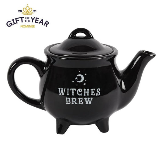 Witches Brew Black Ceramic Tea Pot - Kate's Clothing