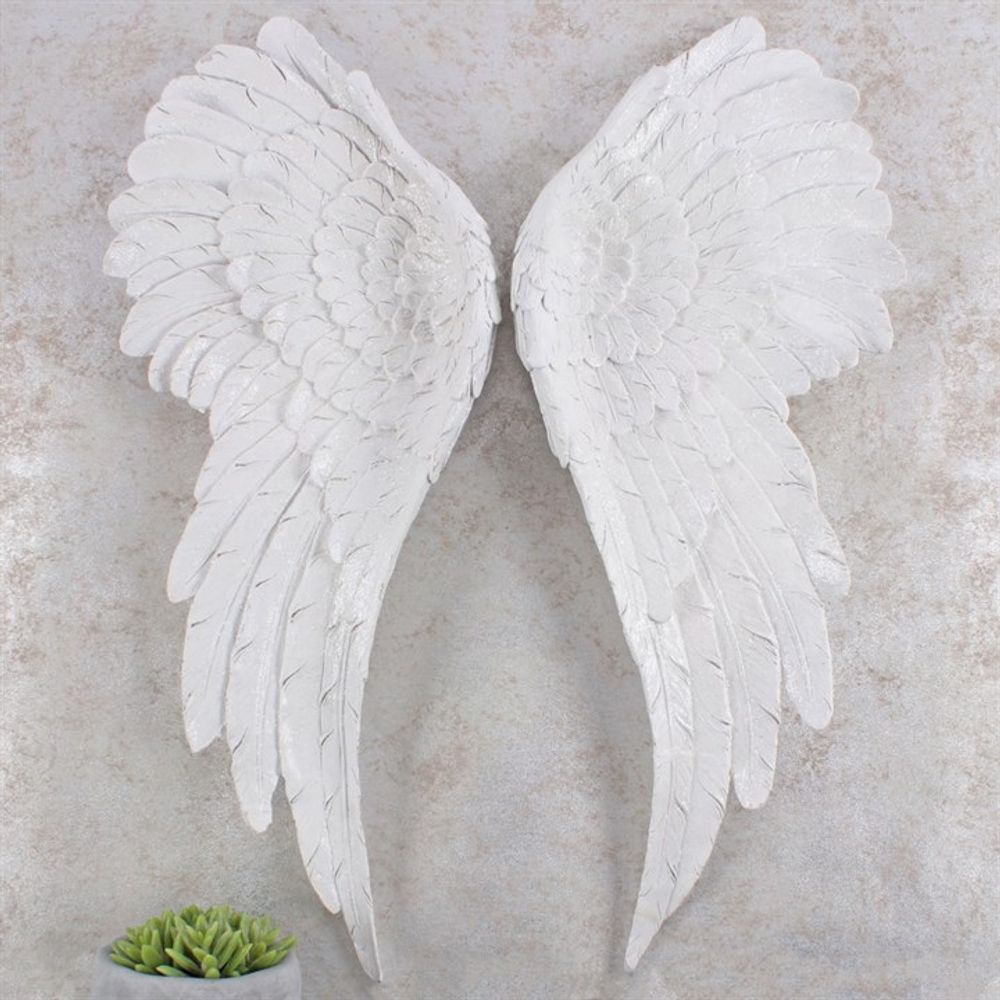 Pair of Large Glitter Angel Wings - Kate's Clothing