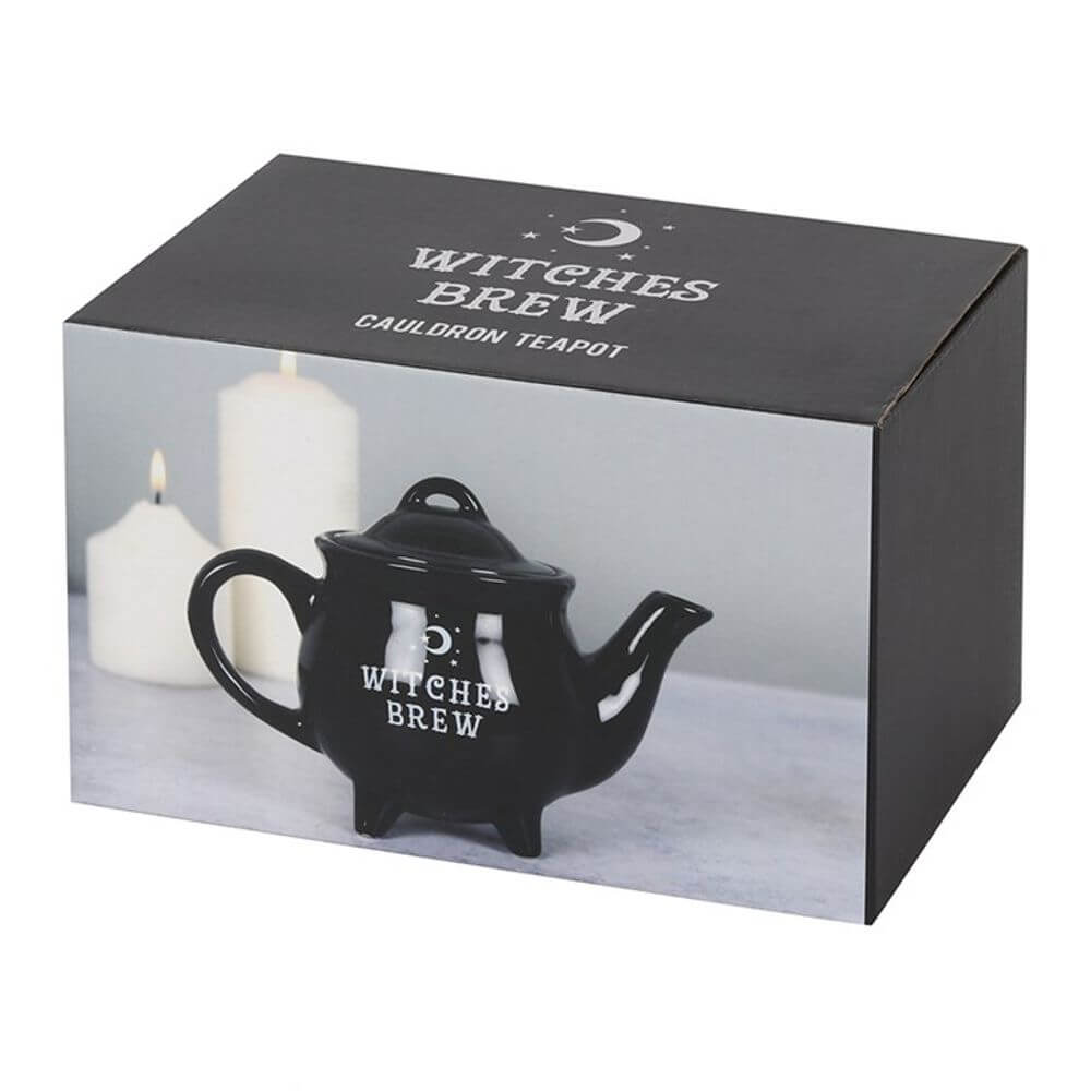 Witches Brew Black Ceramic Tea Pot - Kate's Clothing