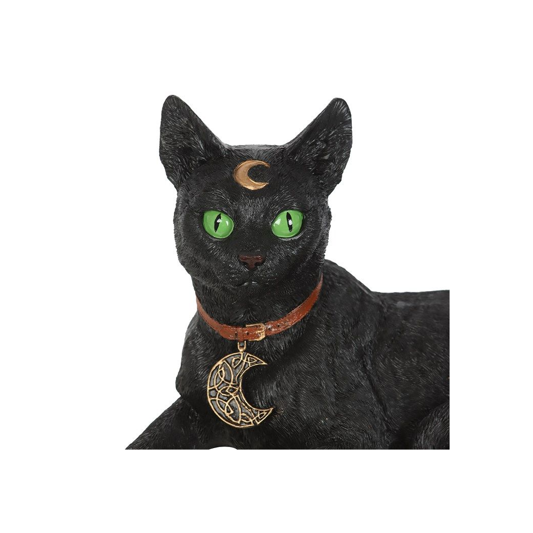 Large Laying Black Cat Figurine - Kate's Clothing