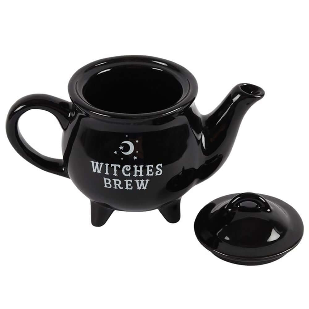 Witches Brew Black Ceramic Tea Pot - Kate's Clothing