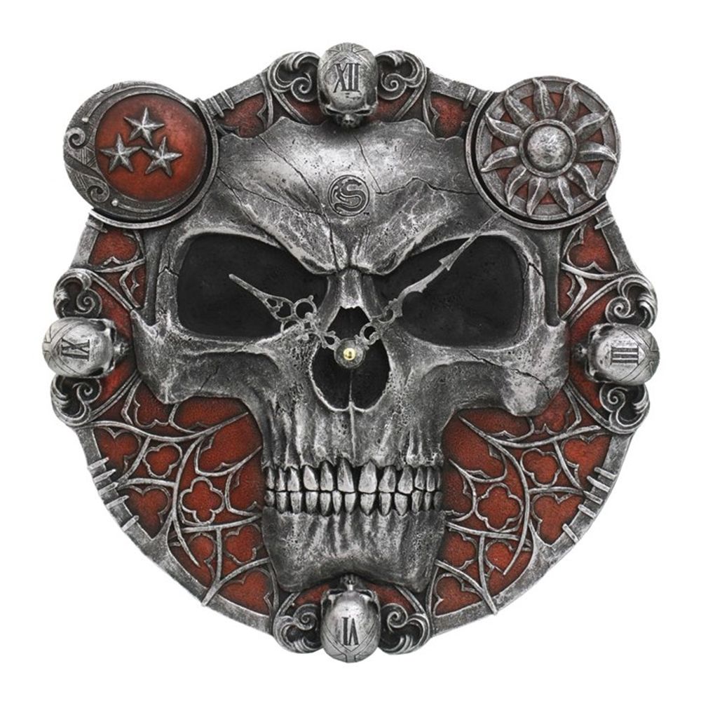 11.5in Hands of Death Resin Clock by Spiral Direct - Kate's Clothing