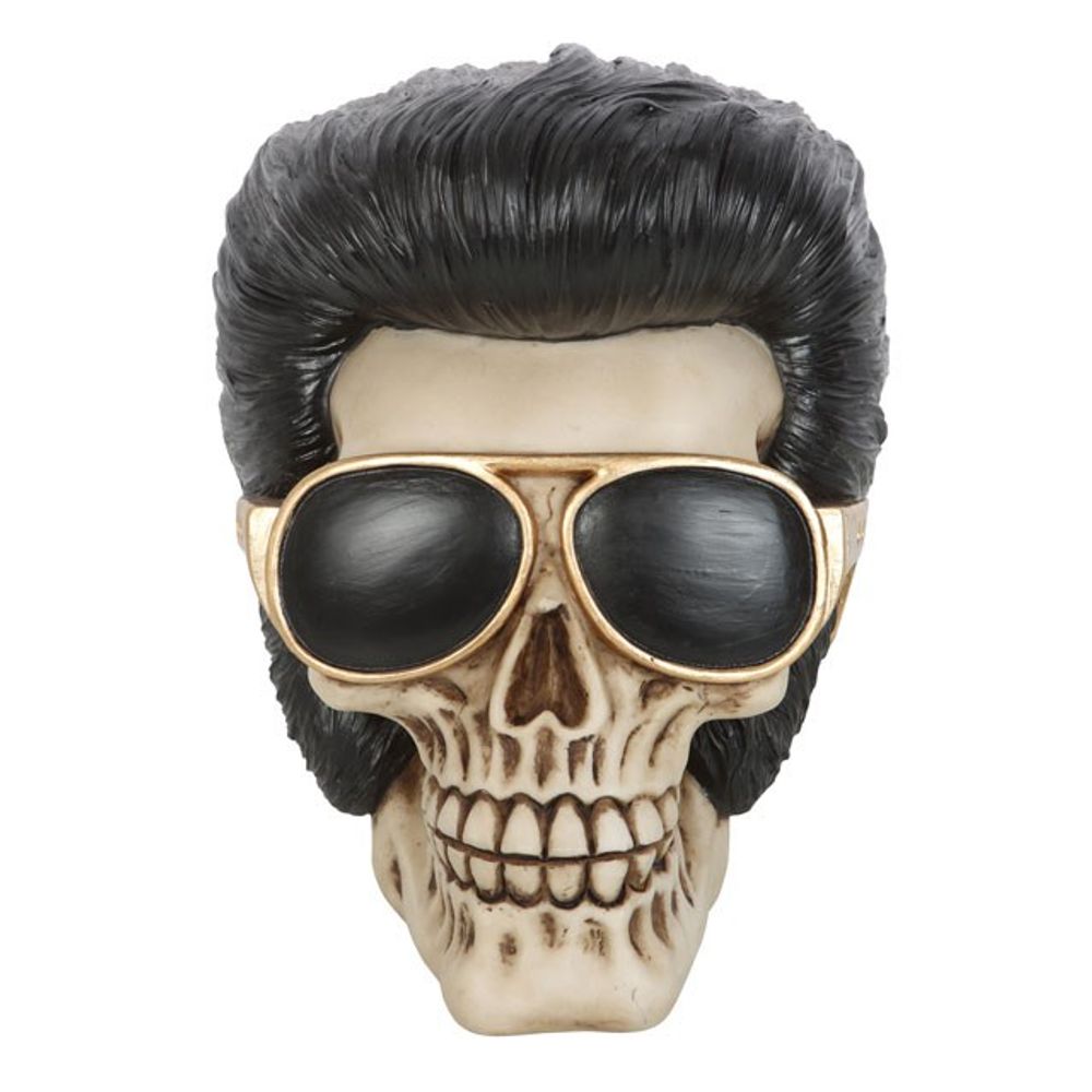 Rockstar Skull Ornament with Sunglasses - Kate's Clothing