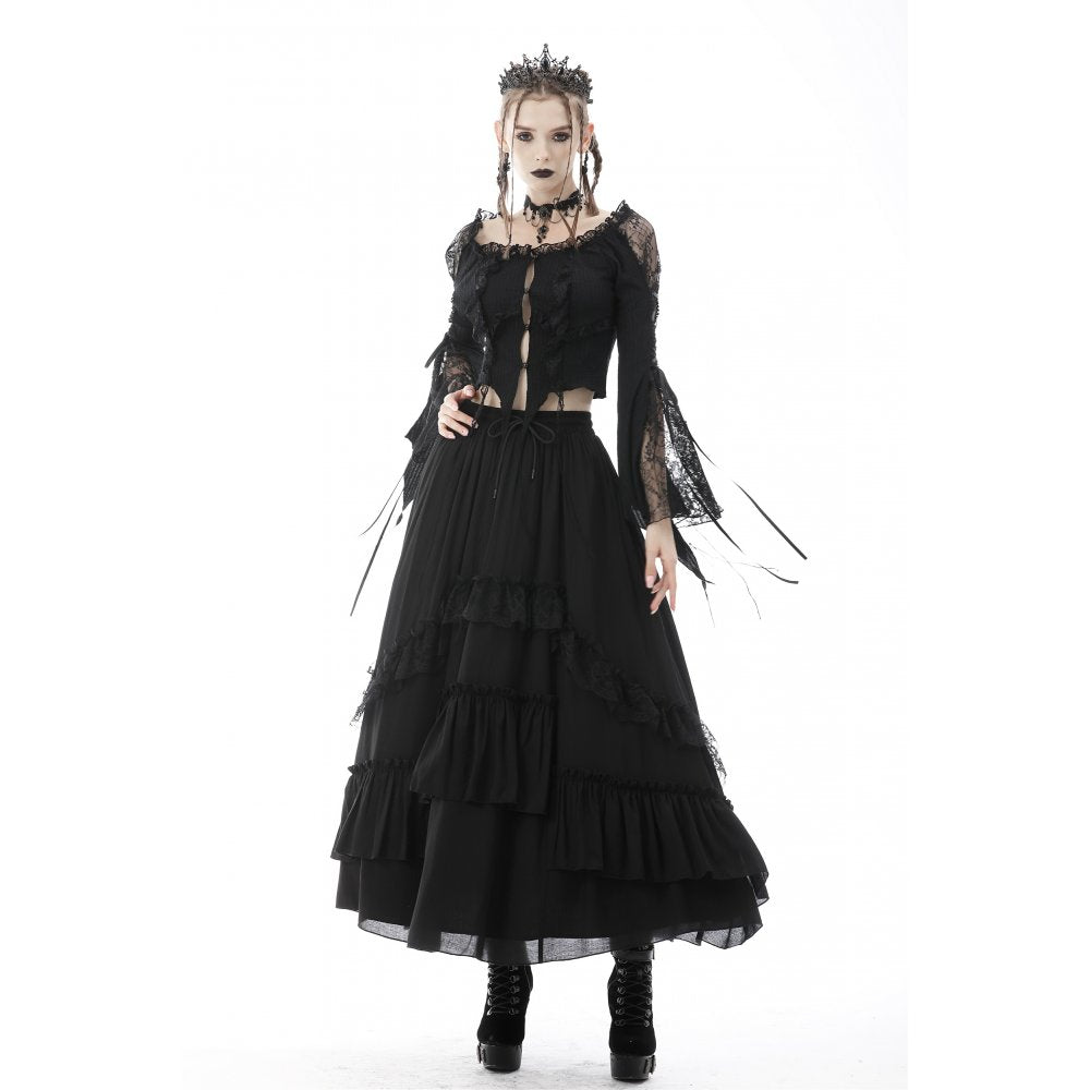 Dark In Love Eithne Tassled Top - Kate's Clothing