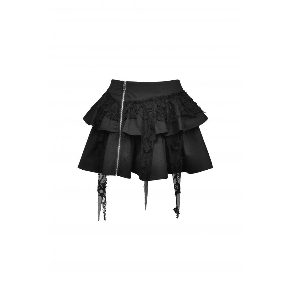 Dark In Love Widow Maker Mini Skirt - Kate's Clothing