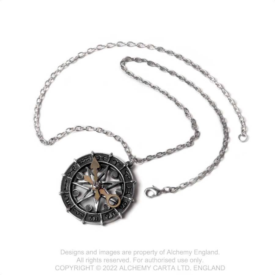 Alchemy Astro-Lunial Compass Pendant - Kate's Clothing