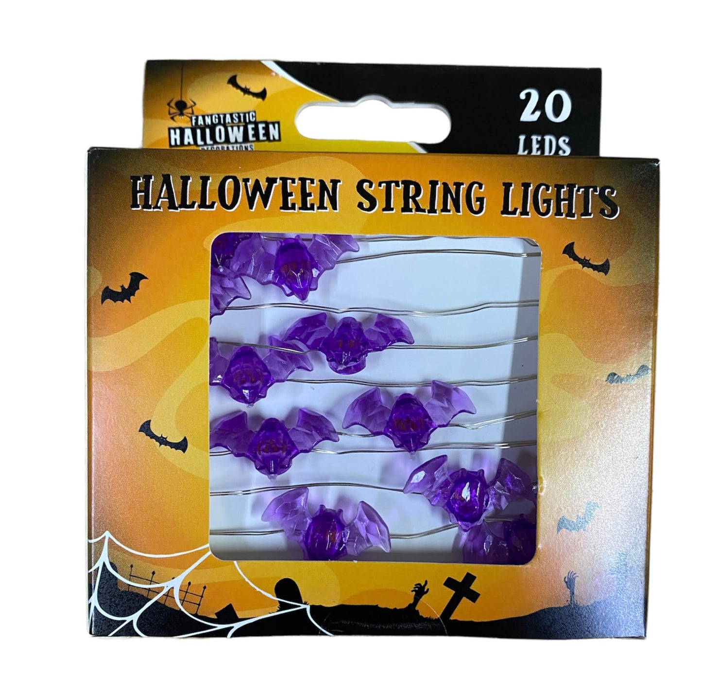 Gothic Gifts Bat String Lights - Kate's Clothing