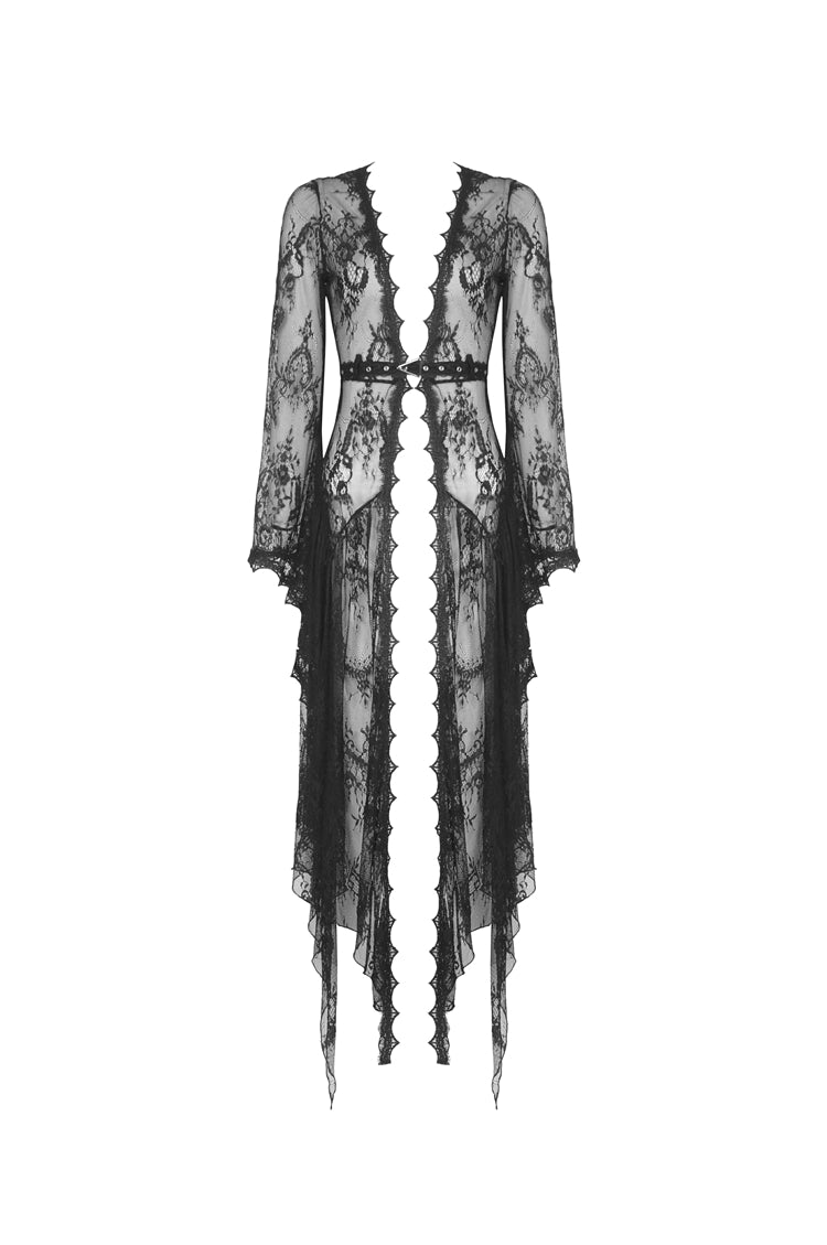 Dark In Love Larissa Lace Robe - Kate's Clothing