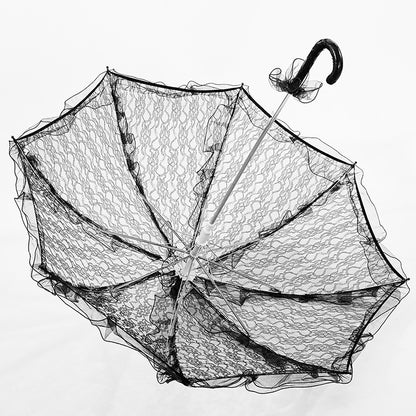 Punk Rave Enya Lace Umbrella - Kate's Clothing