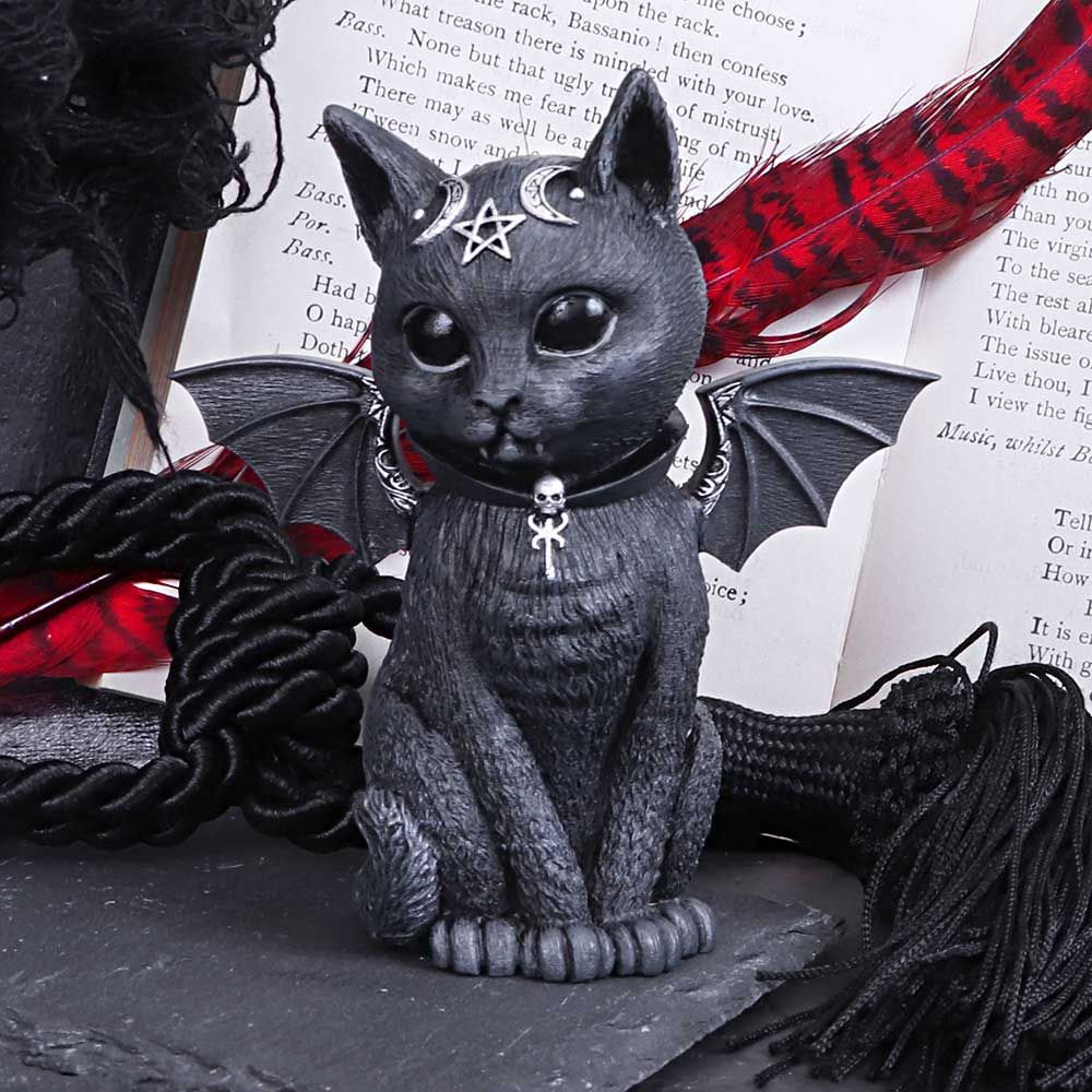 Nemesis Now Small 10cm Malpuss Occult Cat Figurine - Kate's Clothing