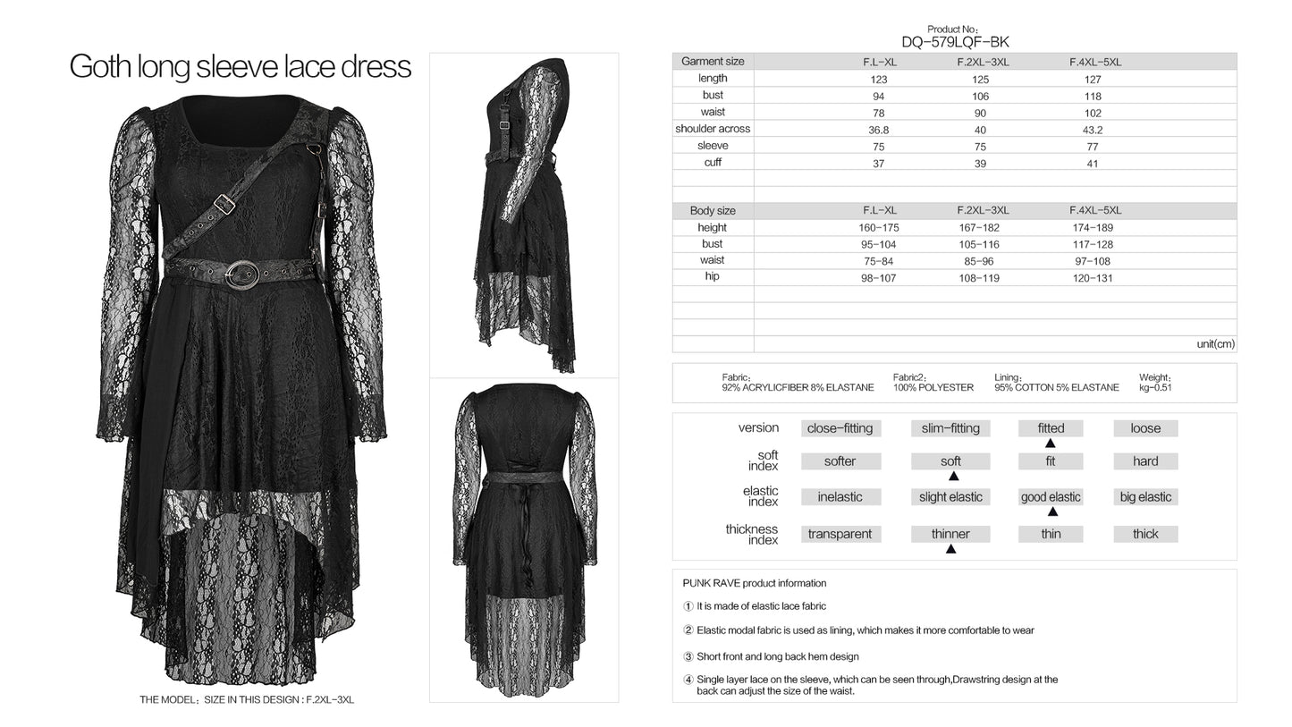 Punk Rave Zelda Lace Dress - Kate's Clothing
