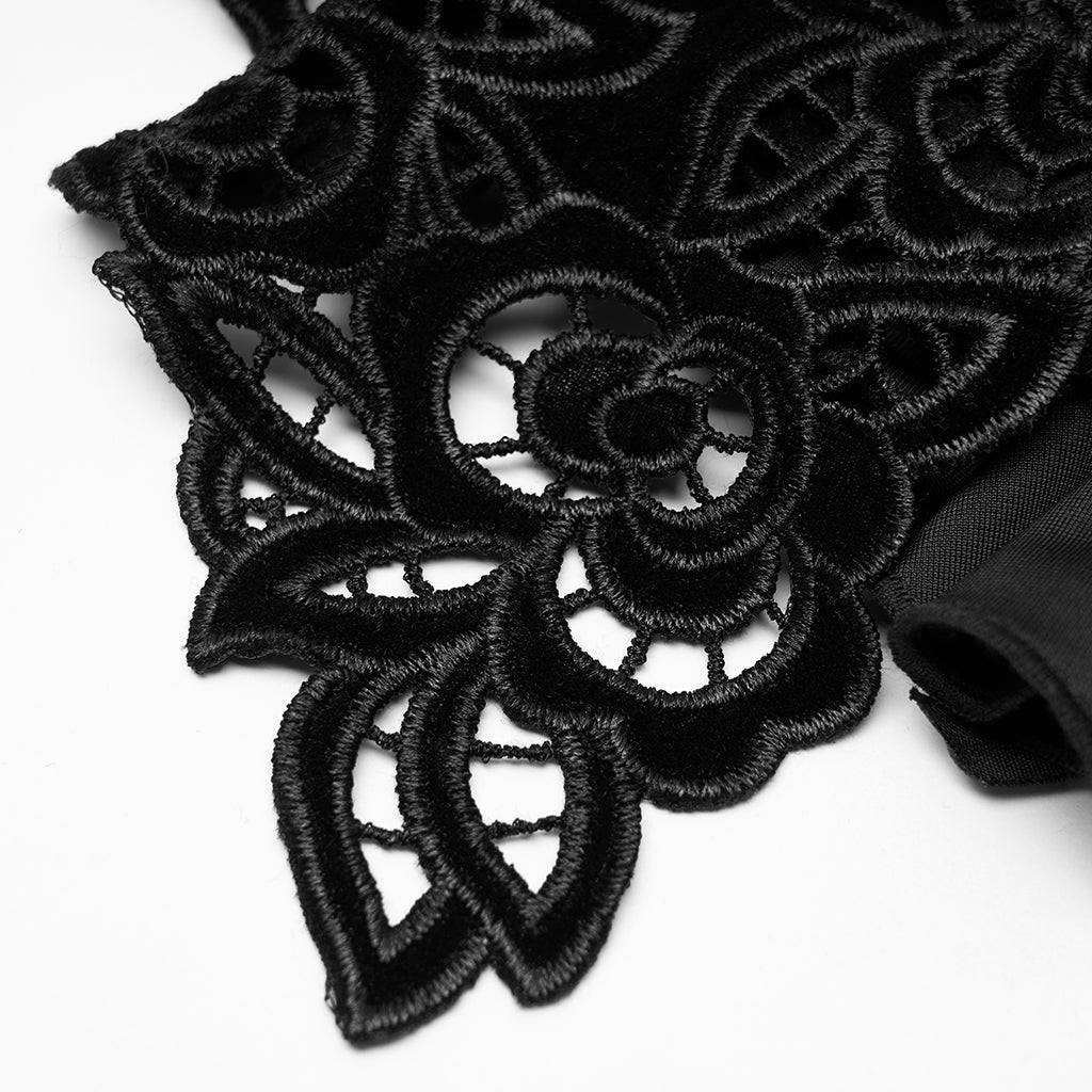 Punk Rave Valonia Corset Black - Kate's Clothing