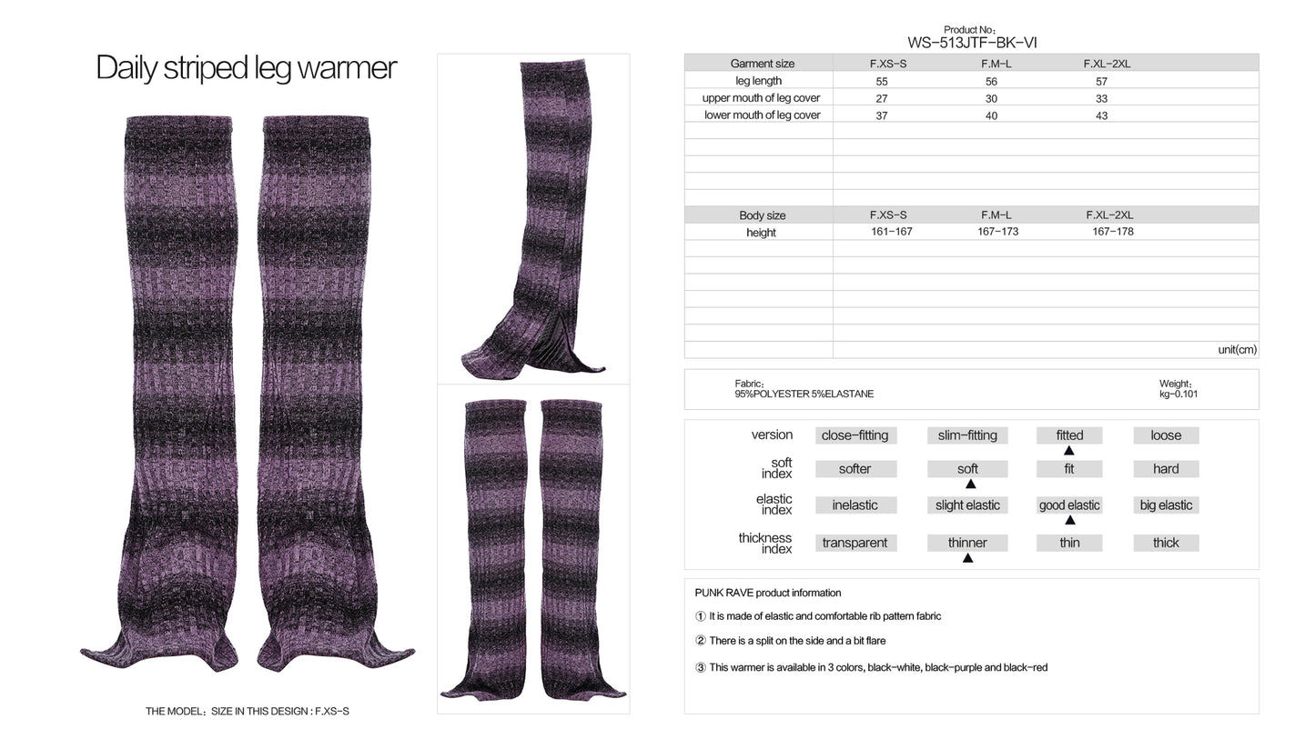 Punk Rave Kiera Leg Warmers - Kate's Clothing