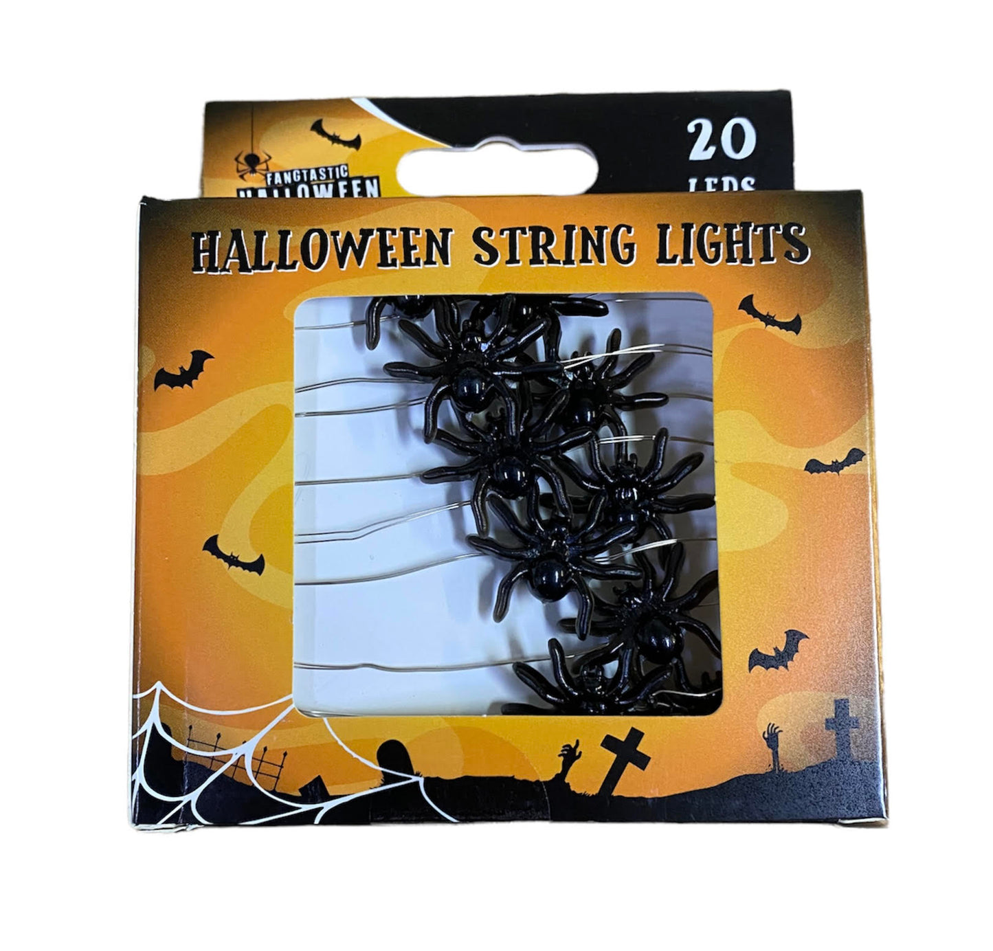 Gothic Gifts Spider String Lights - Kate's Clothing