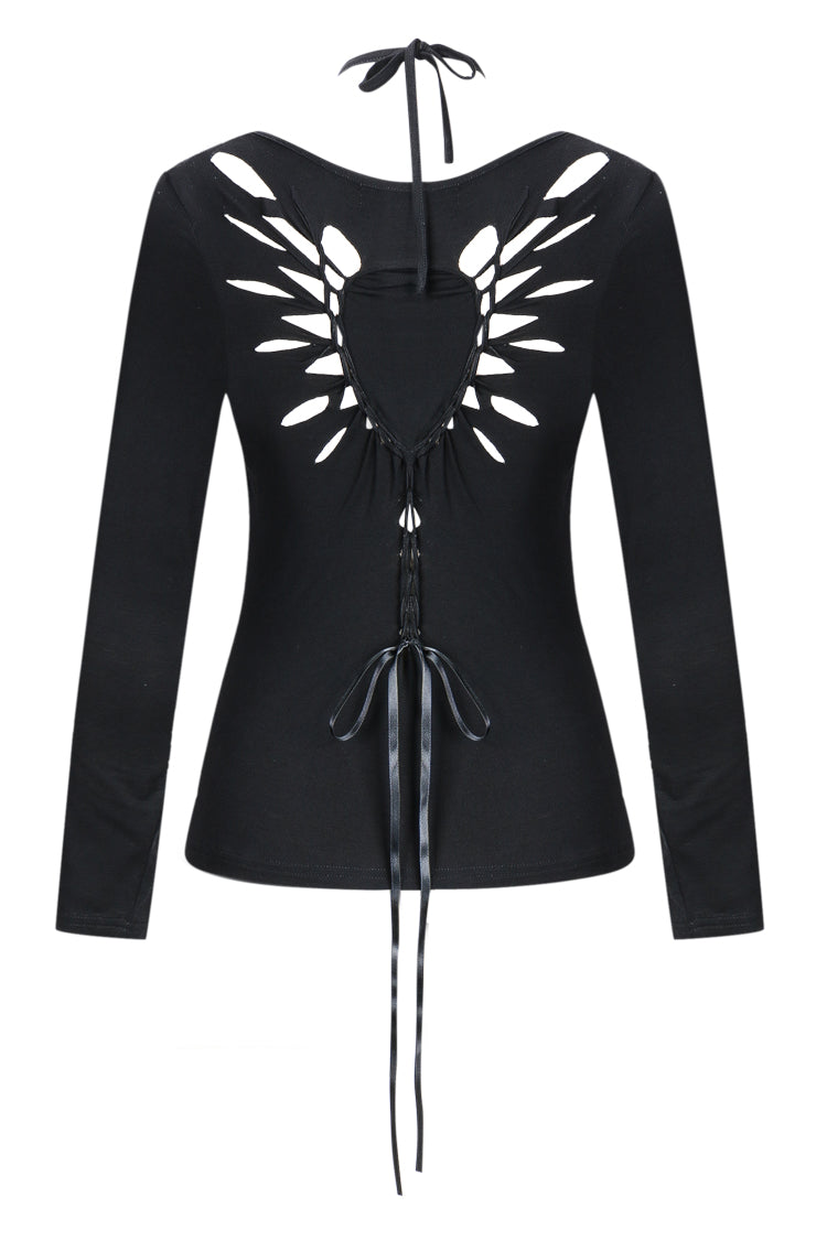 Dark in Love Sulis Slashed Wings Top - Kate's Clothing
