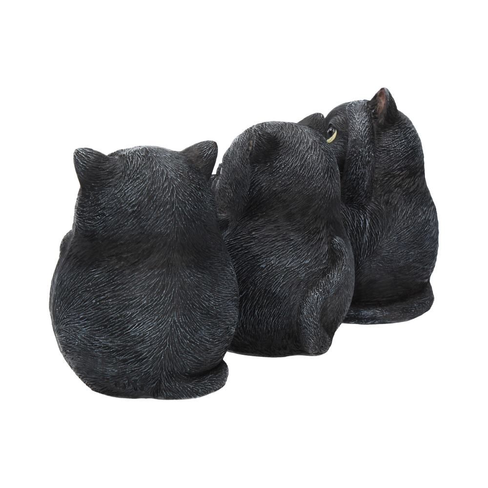 Nemesis Now Three Wise Fat Cats 8.5cm - Kate's Clothing