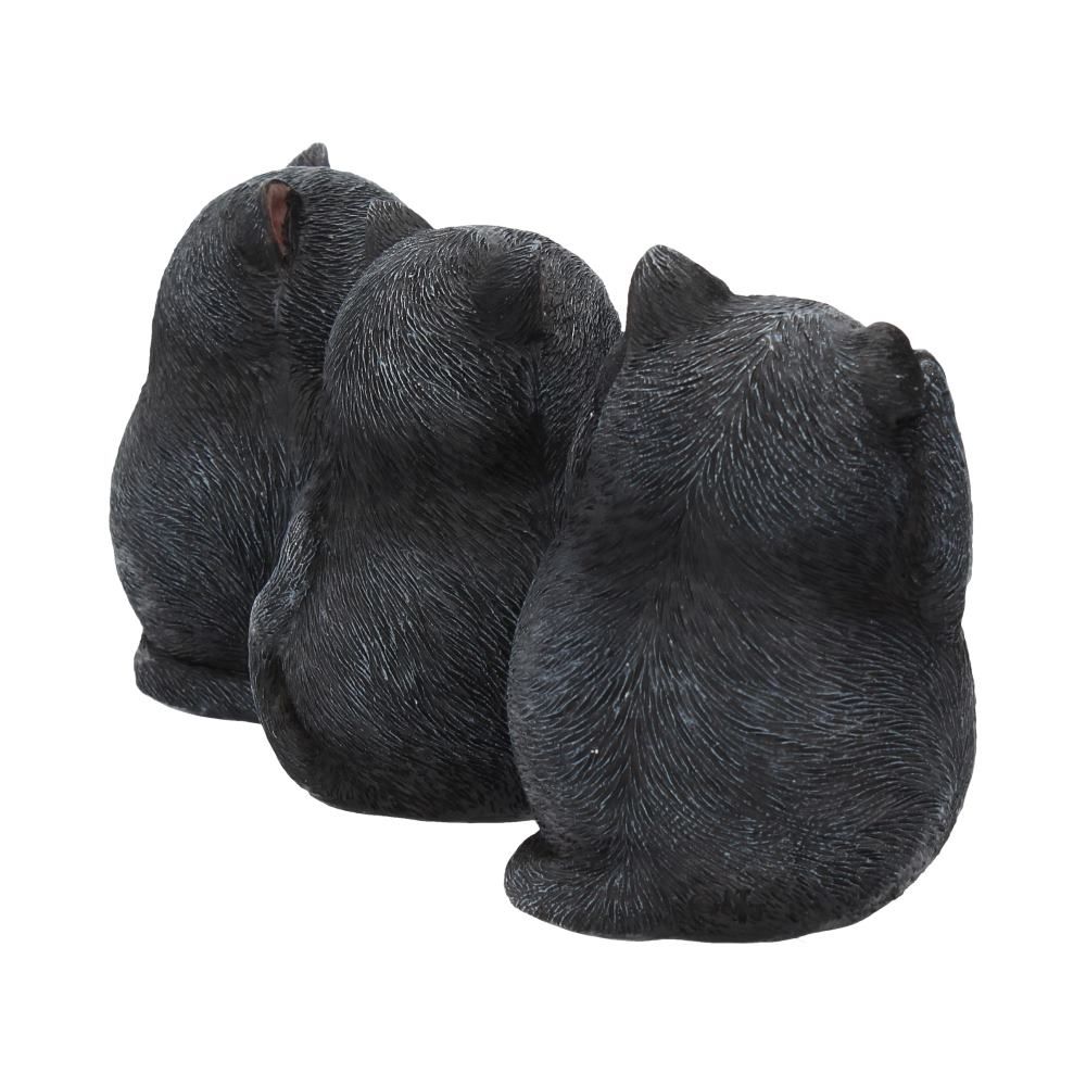 Nemesis Now Three Wise Fat Cats 8.5cm - Kate's Clothing
