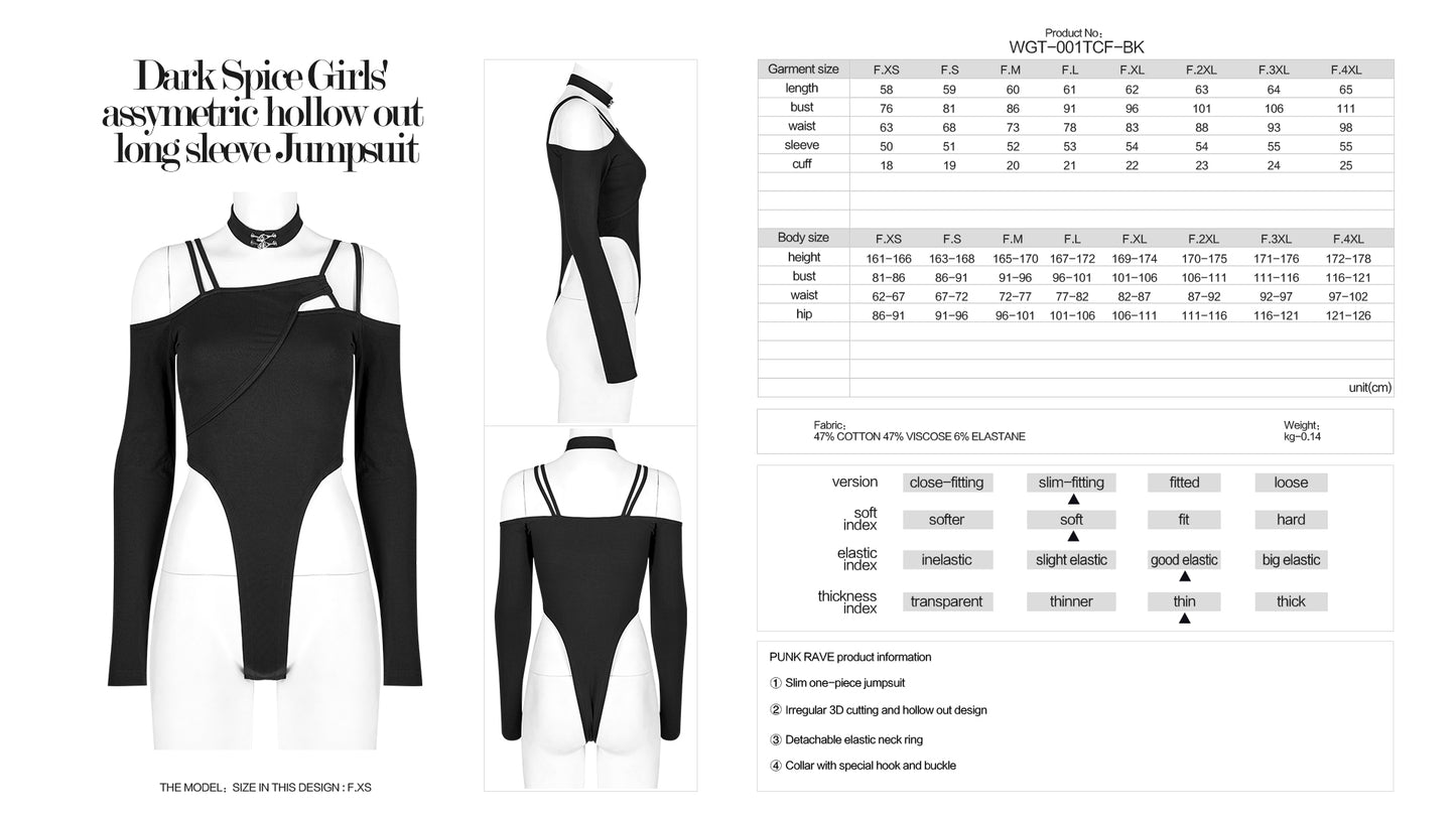 Punk Rave Flora Bodysuit - Kate's Clothing