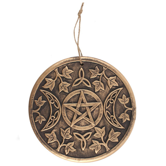Gothic Gifts Triple Moon Plaque - Kate's Clothing