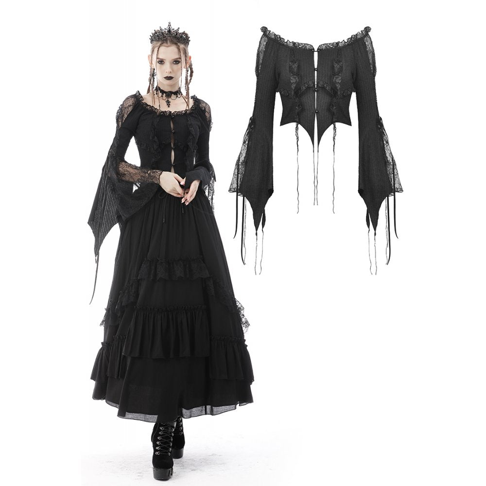 Dark In Love Eithne Tassled Top - Kate's Clothing