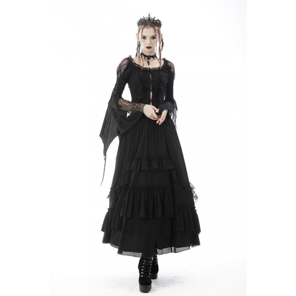Dark In Love Eithne Tassled Top - Kate's Clothing