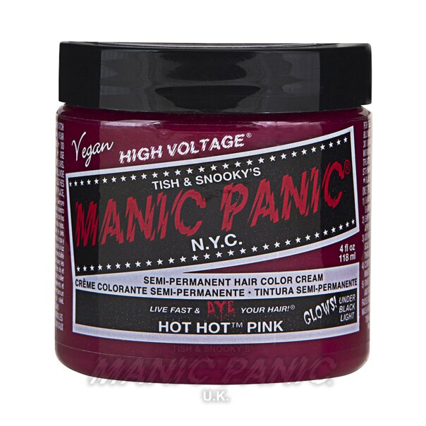 Manic Panic Classic Cream Hair Colour - Hot Hot Pink - Kate's Clothing