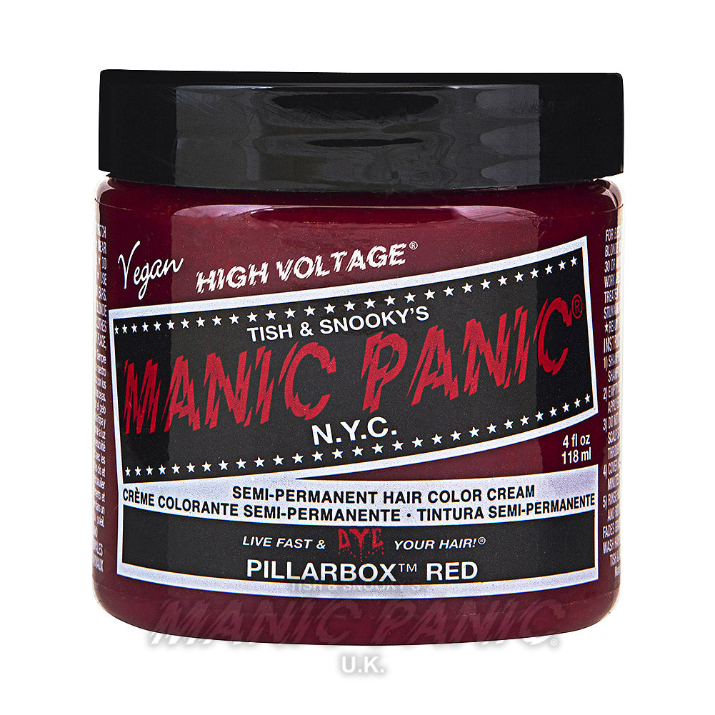 Manic Panic Classic Cream Hair Colour - Pillarbox Red - Kate's Clothing