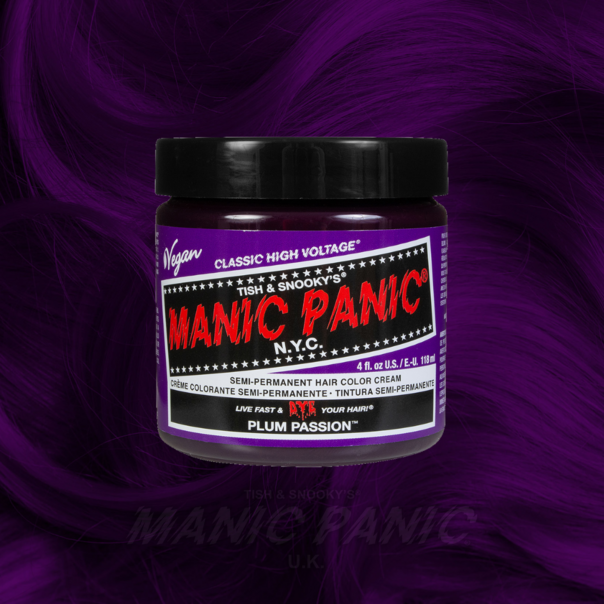 Manic Panic Classic Cream Hair Colour - Plum Passion - Kate's Clothing