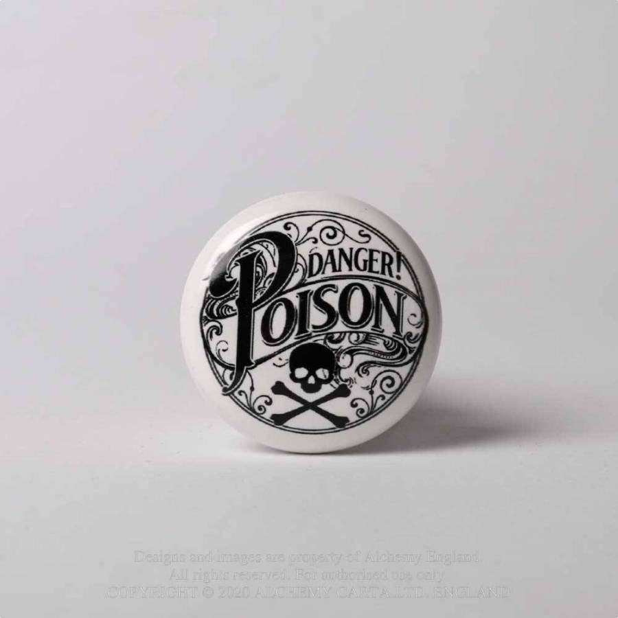 Alchemy Gothic Bottle Stopper - Danger Poison - Kate's Clothing