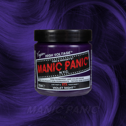 Manic Panic Classic Cream Hair Colour - Violet Night - Kate's Clothing