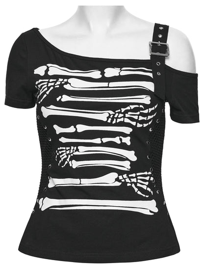 Punk Rave Lilith Skeleton T-shirt