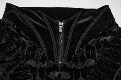 Punk Rave Vespera Bat Flared Trousers