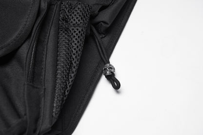Punk Rave Techwear Skull Waist–Leg Bag