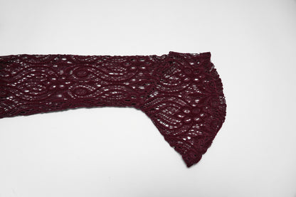 Punk Rave Isolde Embroidered Velvet Top