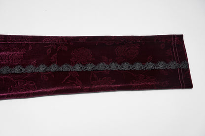 Punk Rave Isolde Embroidered Velvet Leggings