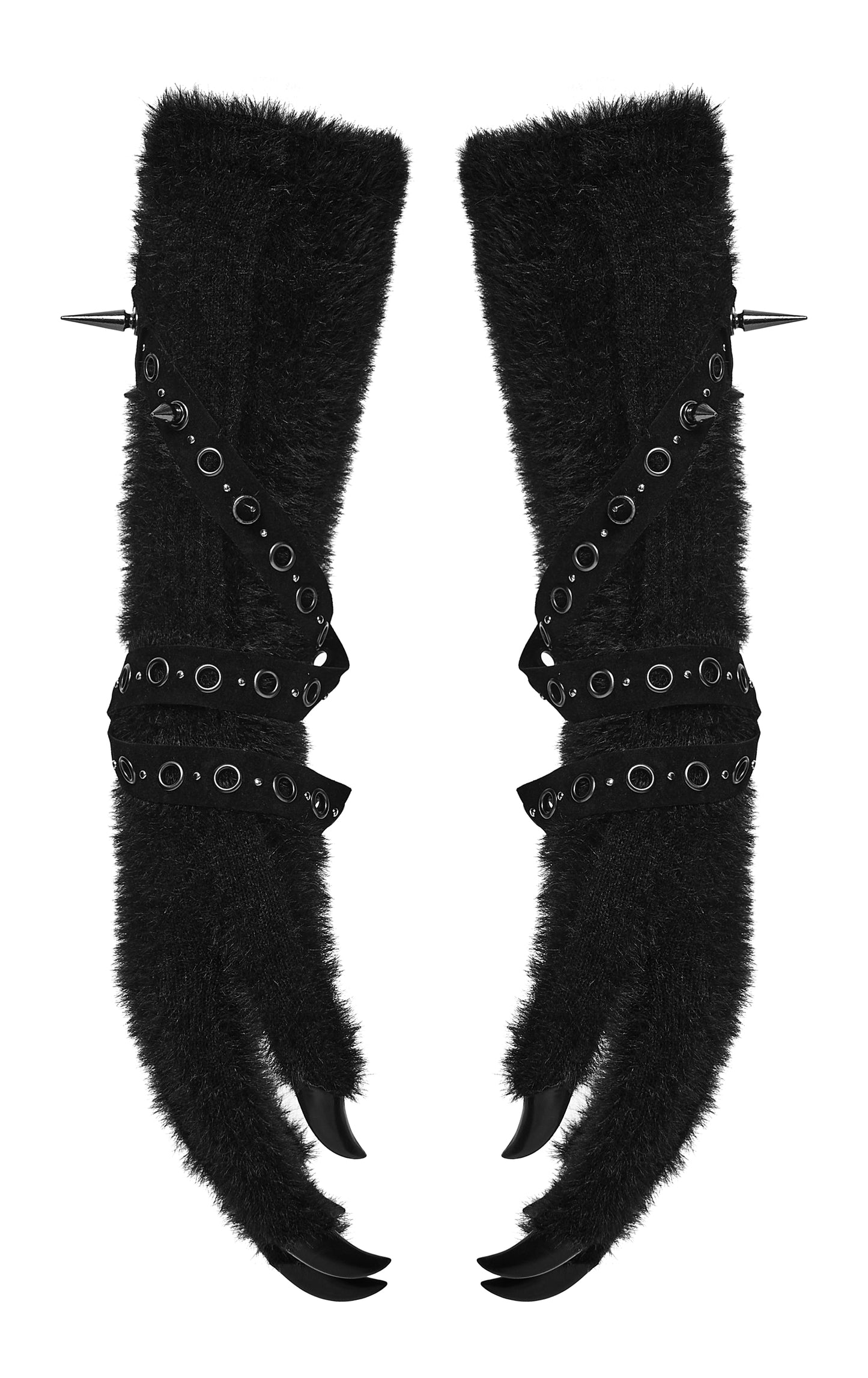Punk Rave Freya Cat Paw Spike Gloves