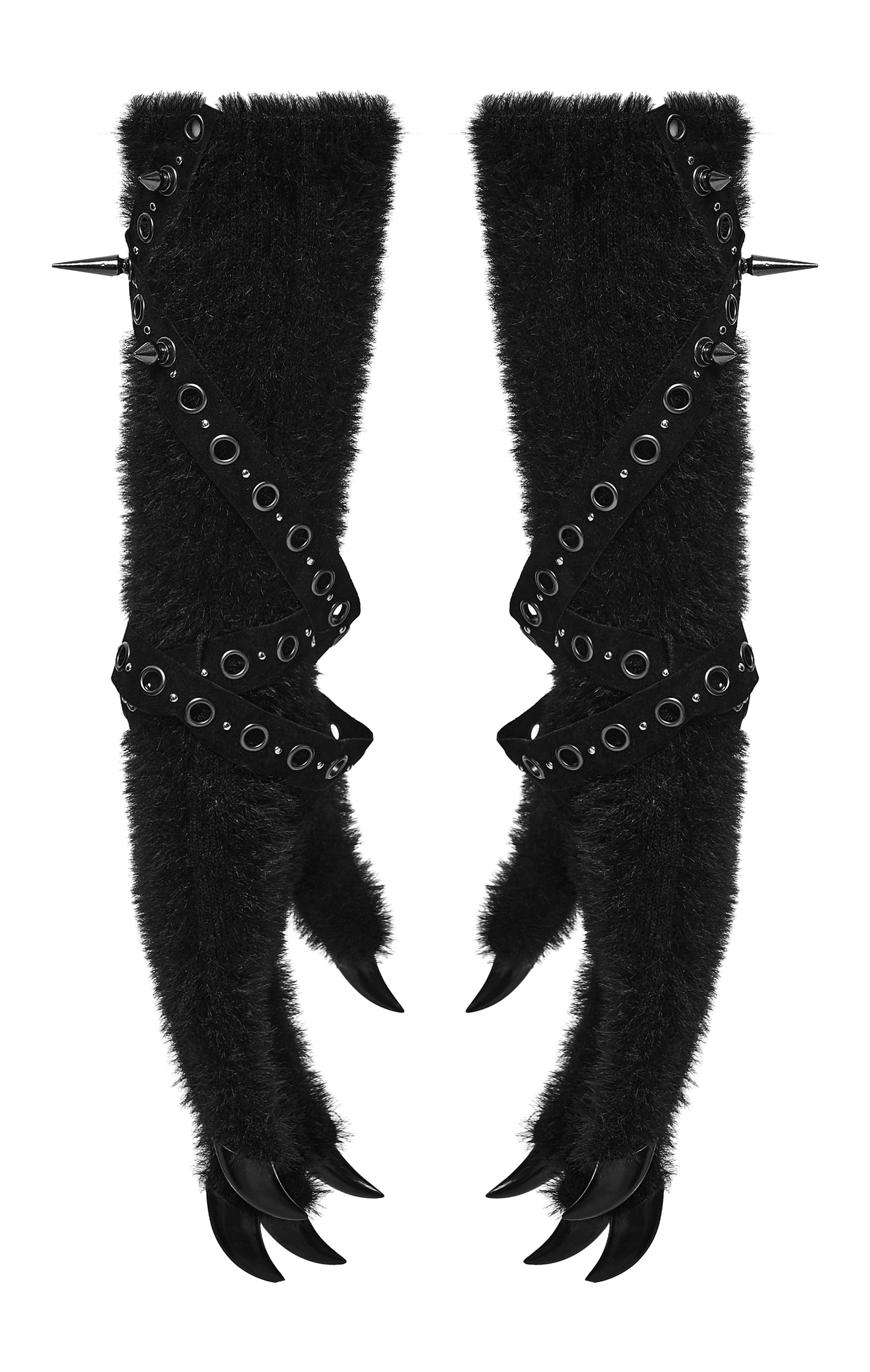 Punk Rave Freya Cat Paw Spike Gloves