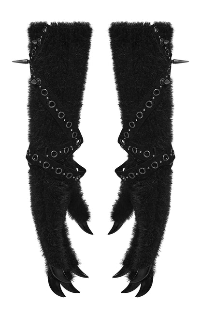 Punk Rave Freya Cat Paw Spike Gloves