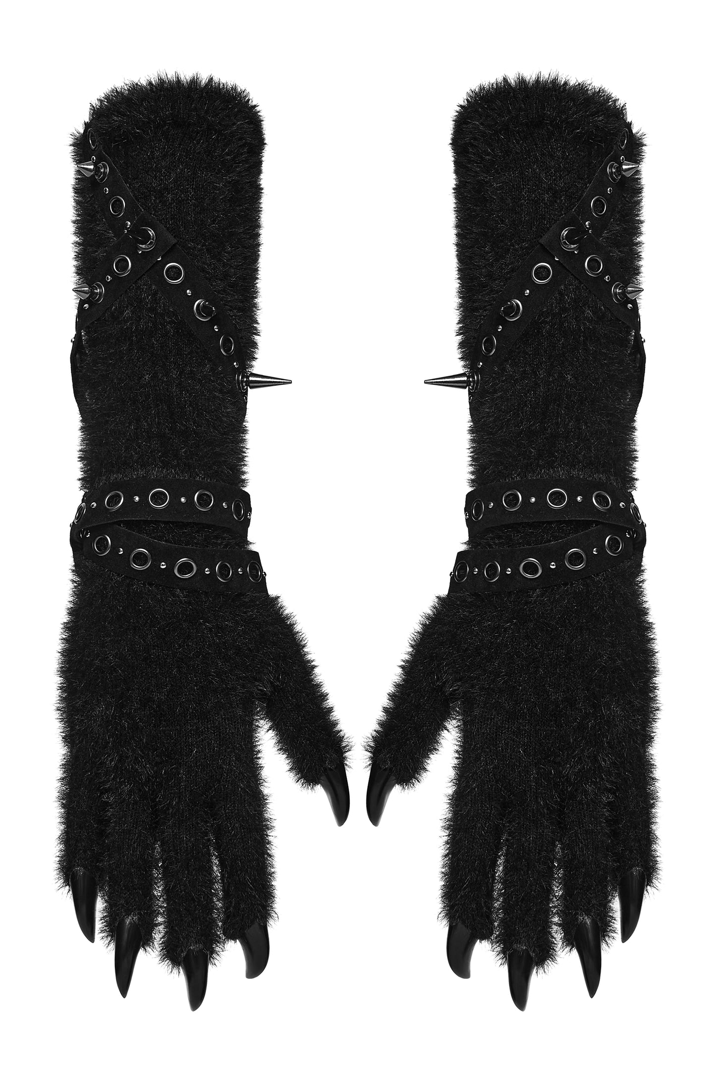 Punk Rave Freya Cat Paw Spike Gloves