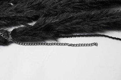 Punk Rave Punk Fox Head Braided Hood