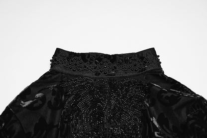Punk Rave Seraphine Elegant Goth Blouse