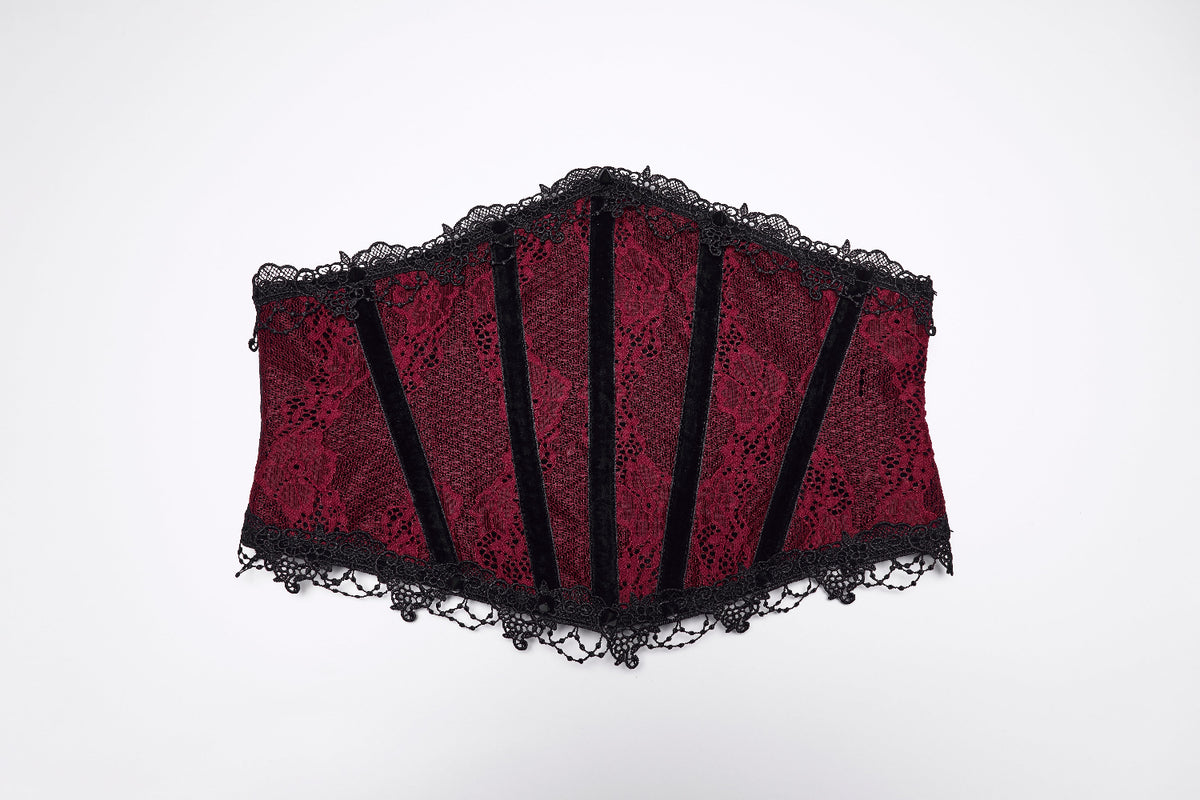 Punk Rave Isolde Gothic Underbust Corset, view 2