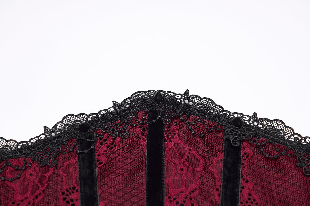 Punk Rave Isolde Gothic Underbust Corset, view 6