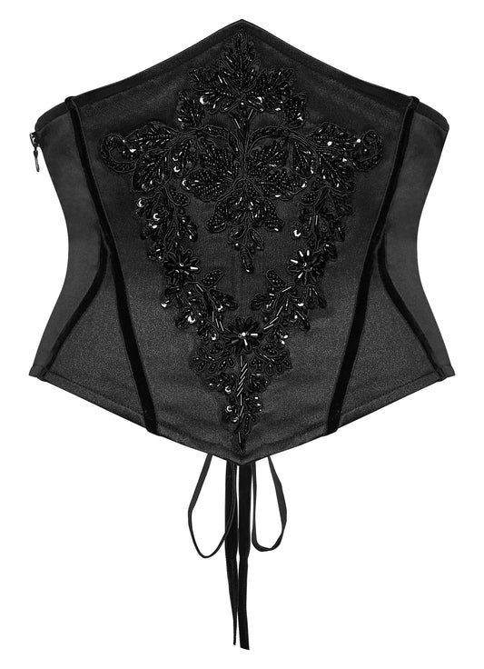 Punk Rave Elspeth Beaded Embroidered Corset