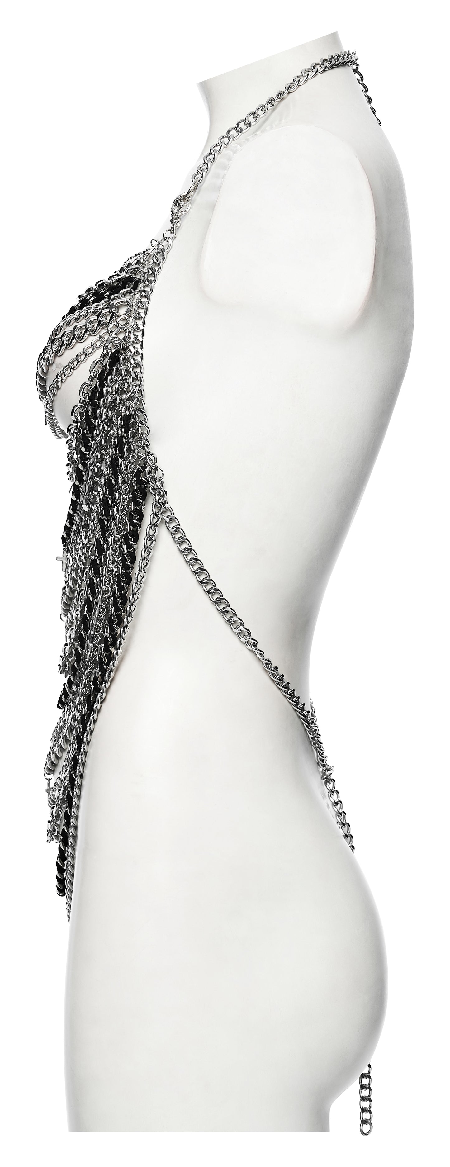 Punk Rave Valeraine Spike Metal Body Chain