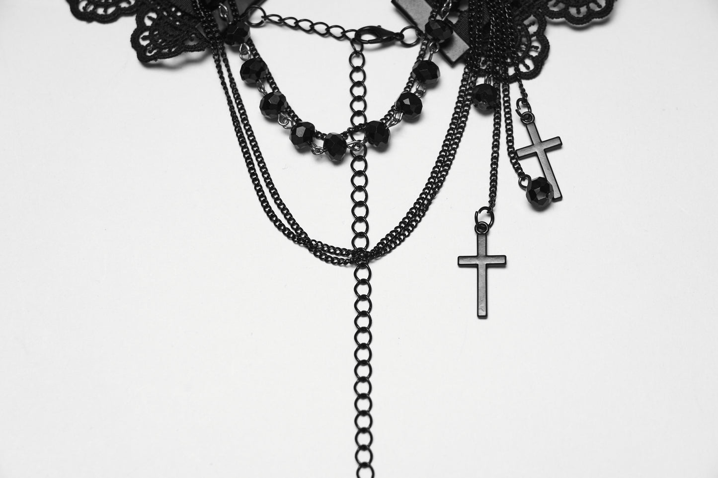 Punk Rave Melinoë Rose Beaded Choker