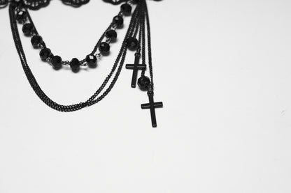 Punk Rave Melinoë Rose Beaded Choker