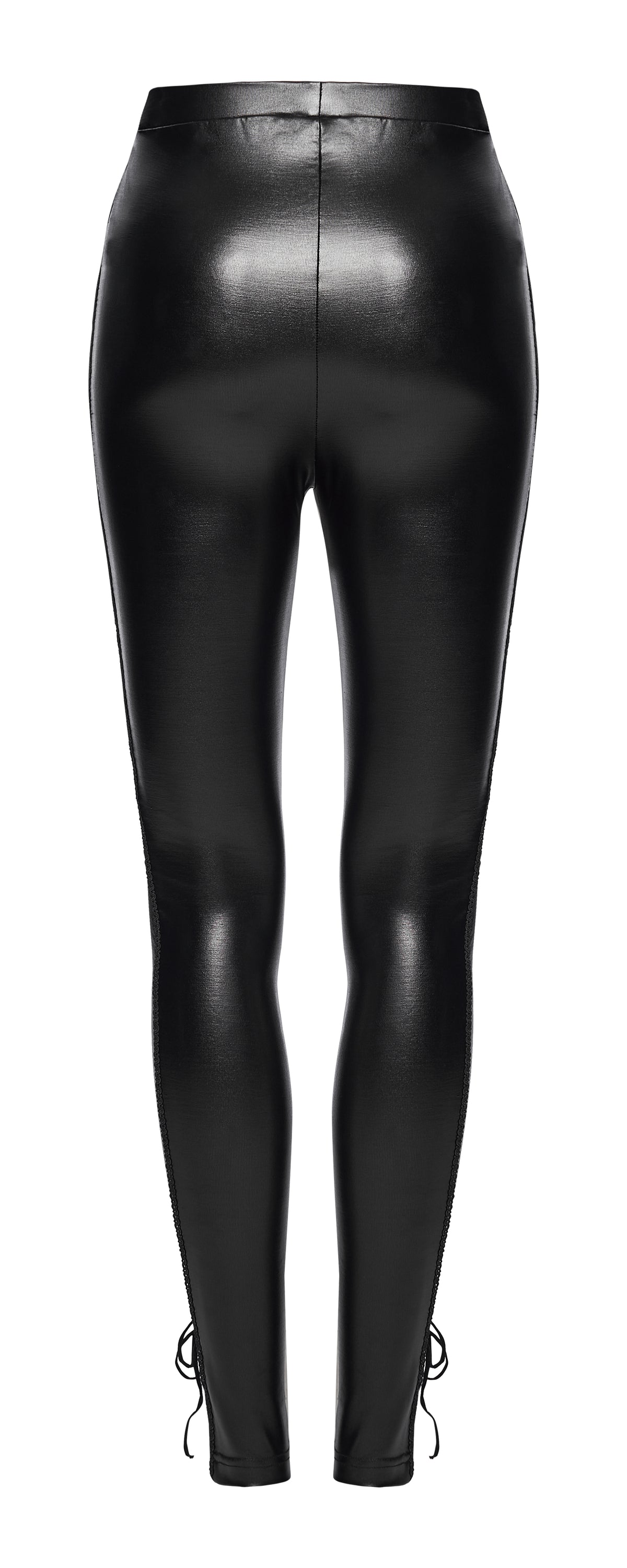 Punk Rave Hecate Faux Leather Mesh Leggings